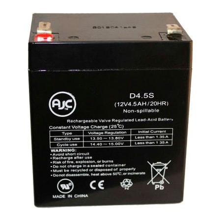 Battery Clerk AJC Allied Healthcare Products G180 Suction Unit 12V 4.5Ah Medical Battery G180 Suction Unit-12V-4.5Ah